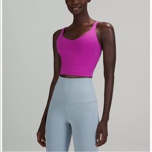 vivid plum align tank